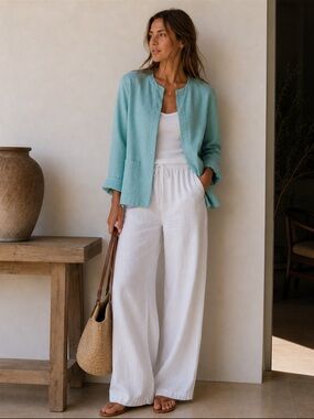 Vintage Jean Paul Linen Top - Jacket